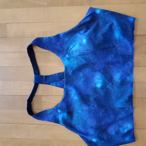 Women MTA Sport Pull On Medium Impact Sports Bra Size 2X Galaxy NWT - Picture 2 of 4